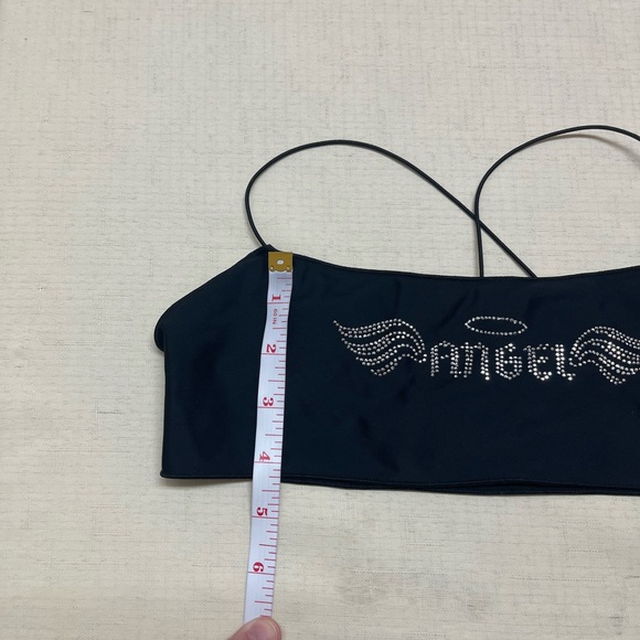 Edikted S black embellished crop top - Picture 3 of 10